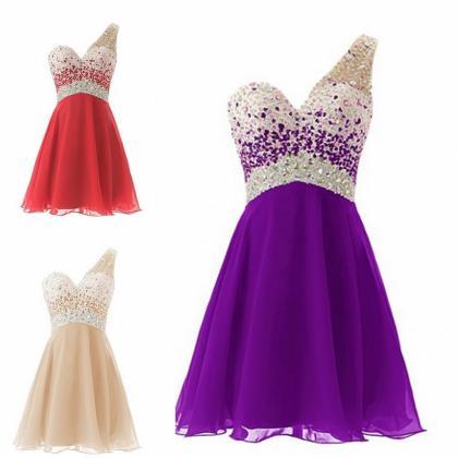 Charming Red Homecoming Dress Sequins Homecoming..